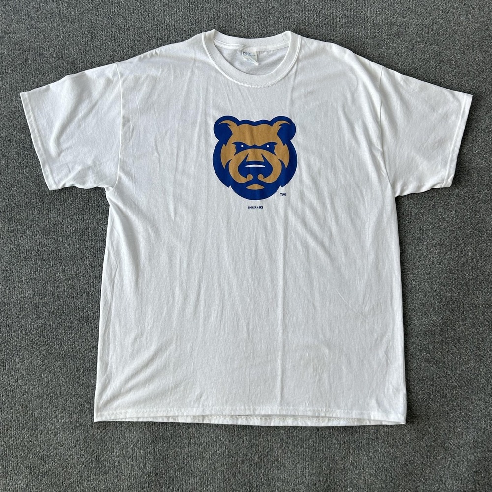 Iowa CubsShirt Mens‎ XL White Bear Des Moines Minor League Baseball SGA